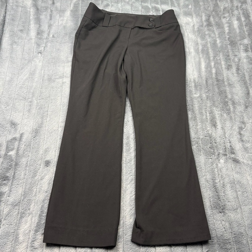 The Limited Drew Fit Black Bootcut Dress Pants Womens Size 8 Short Business